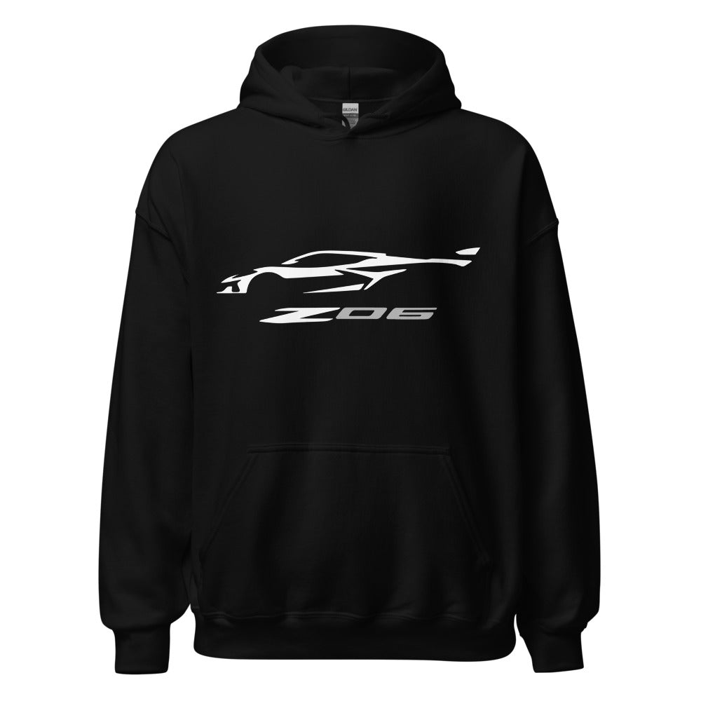 2023 Corvette Z06 C8 Vette Silhouette Custom Hoodie