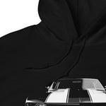 First Gen Chevy Camaro Black Muscle Car Owner Gift Unisex Hoodie