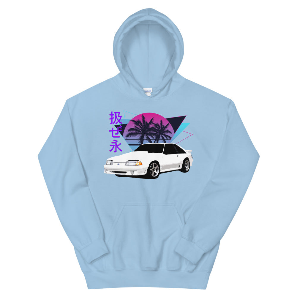 Fox Body Mustang 5.0 Vaporwave Unisex Hoodie