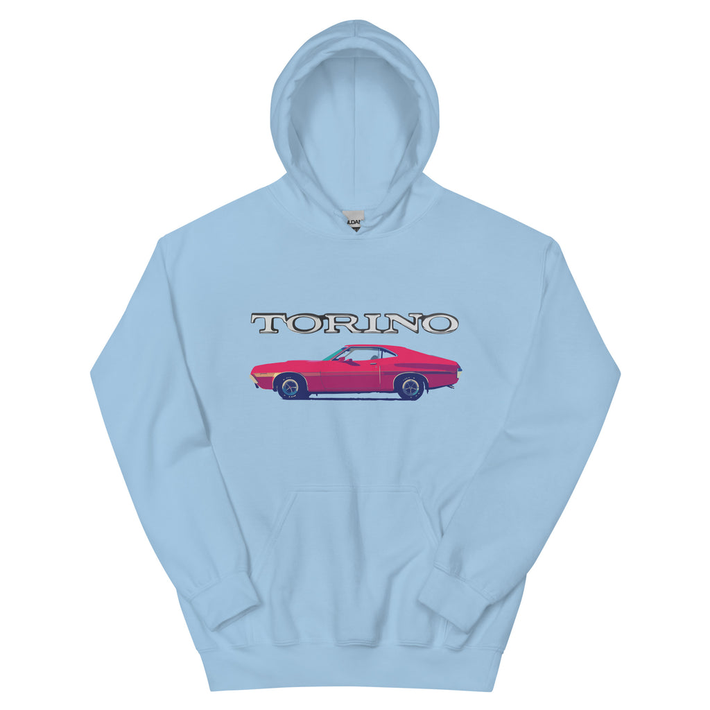 1972 Ford Gran Torino Sport Muscle Car Owner Gift Unisex Hoodie