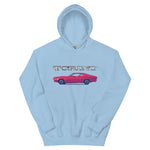 1972 Ford Gran Torino Sport Muscle Car Owner Gift Unisex Hoodie