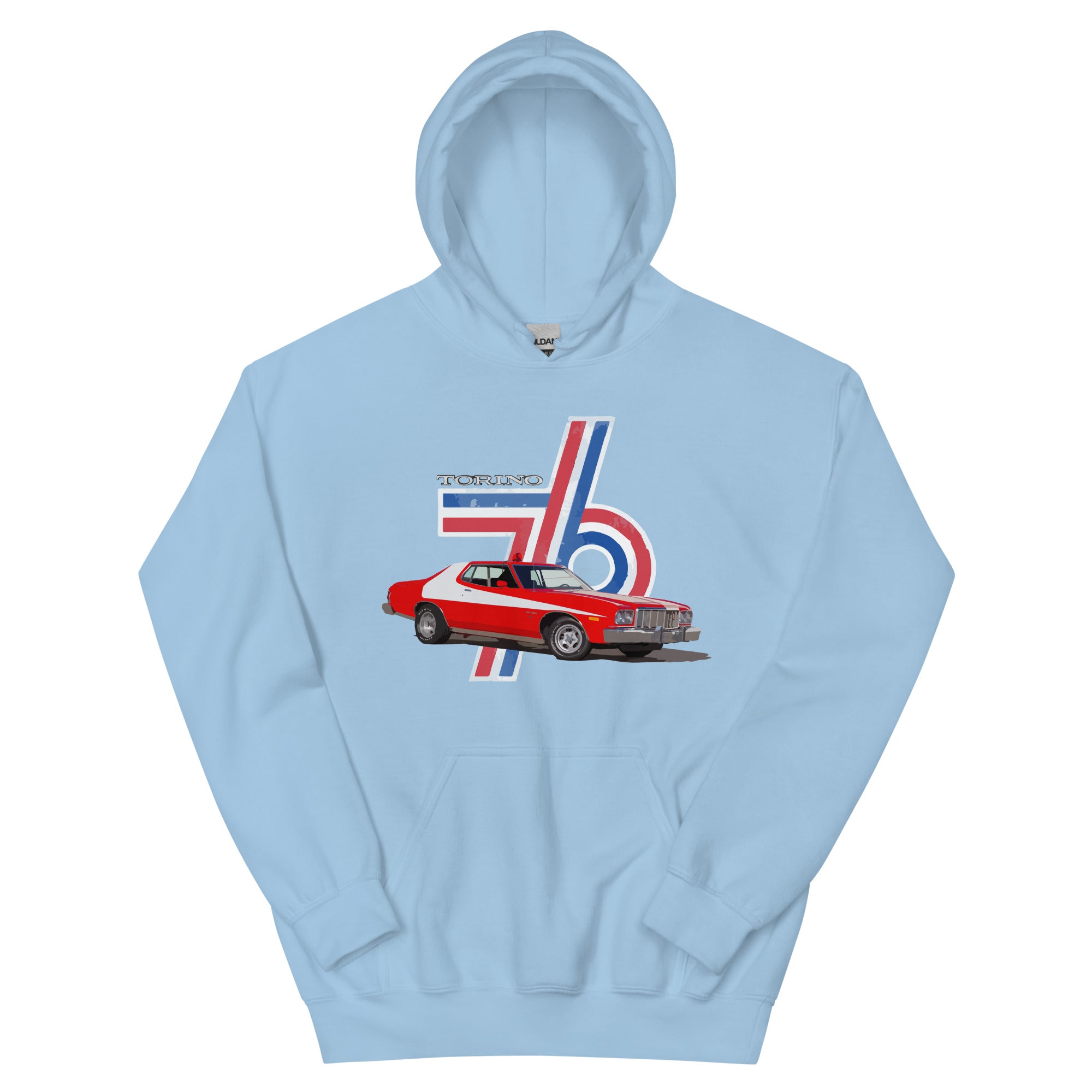 1976 Ford Gran Torino Muscle Car Unisex Hoodie