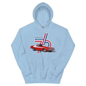 1976 Ford Gran Torino Muscle Car Unisex Hoodie