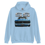 1968 Blue Camaro SS Muscle Car Owners Gift Unisex Hoodie