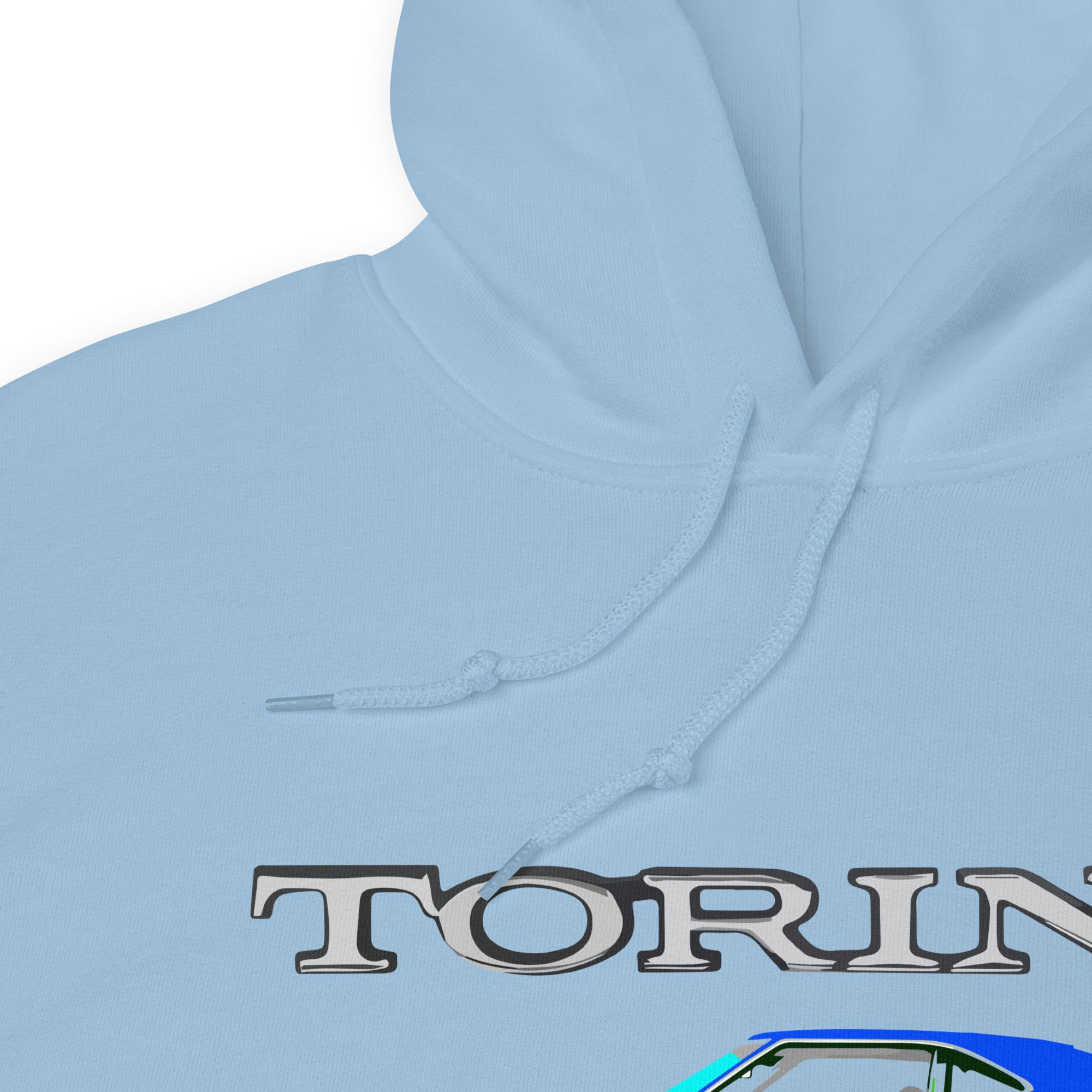 1972 Blue Ford Gran Torino Sport Muscle Car Owner Gift Unisex Hoodie