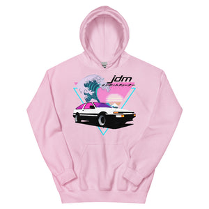 AE86 Trueno Japanese Vaporwave Wave 90s JDM Tuner Car Unisex Hoodie