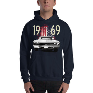 1969 Chevy Chevelle USA American Muscle Car Hoodie