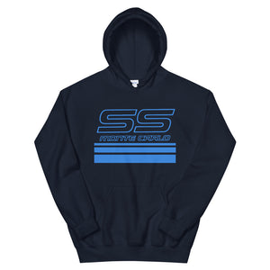 Monte Carlo SS Logo Blue 1987-1988 Hoodie Sweatshirt