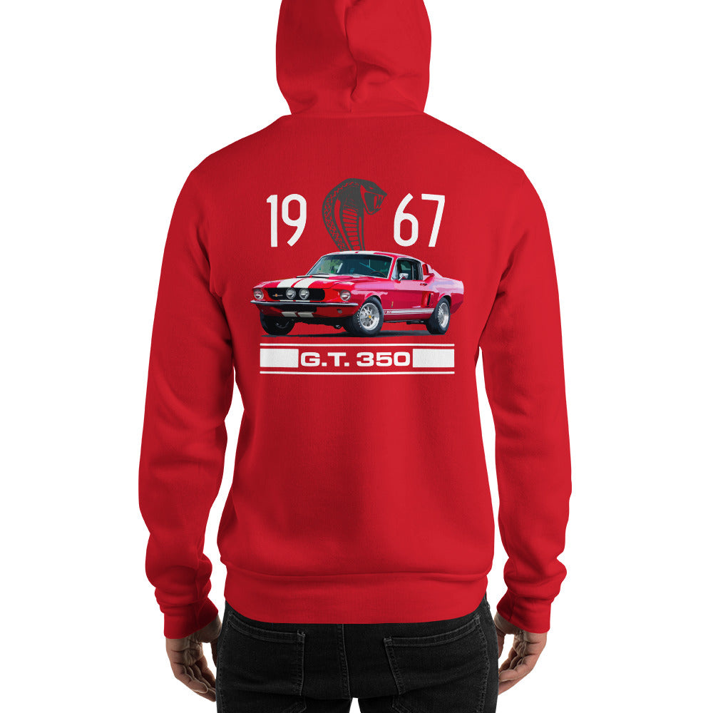 1967 Shelby GT350 Mustang Fastback Collector Car Gift Unisex Hoodie