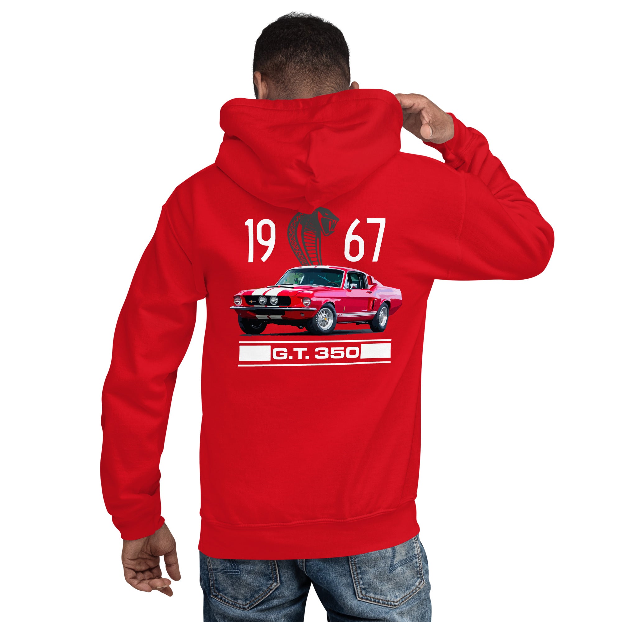 1967 Shelby GT350 Mustang Fastback Collector Car Gift Unisex Hoodie