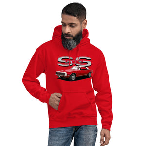 1968 Red Camaro SS 502 Muscle Car Owner Gift Unisex Hoodie