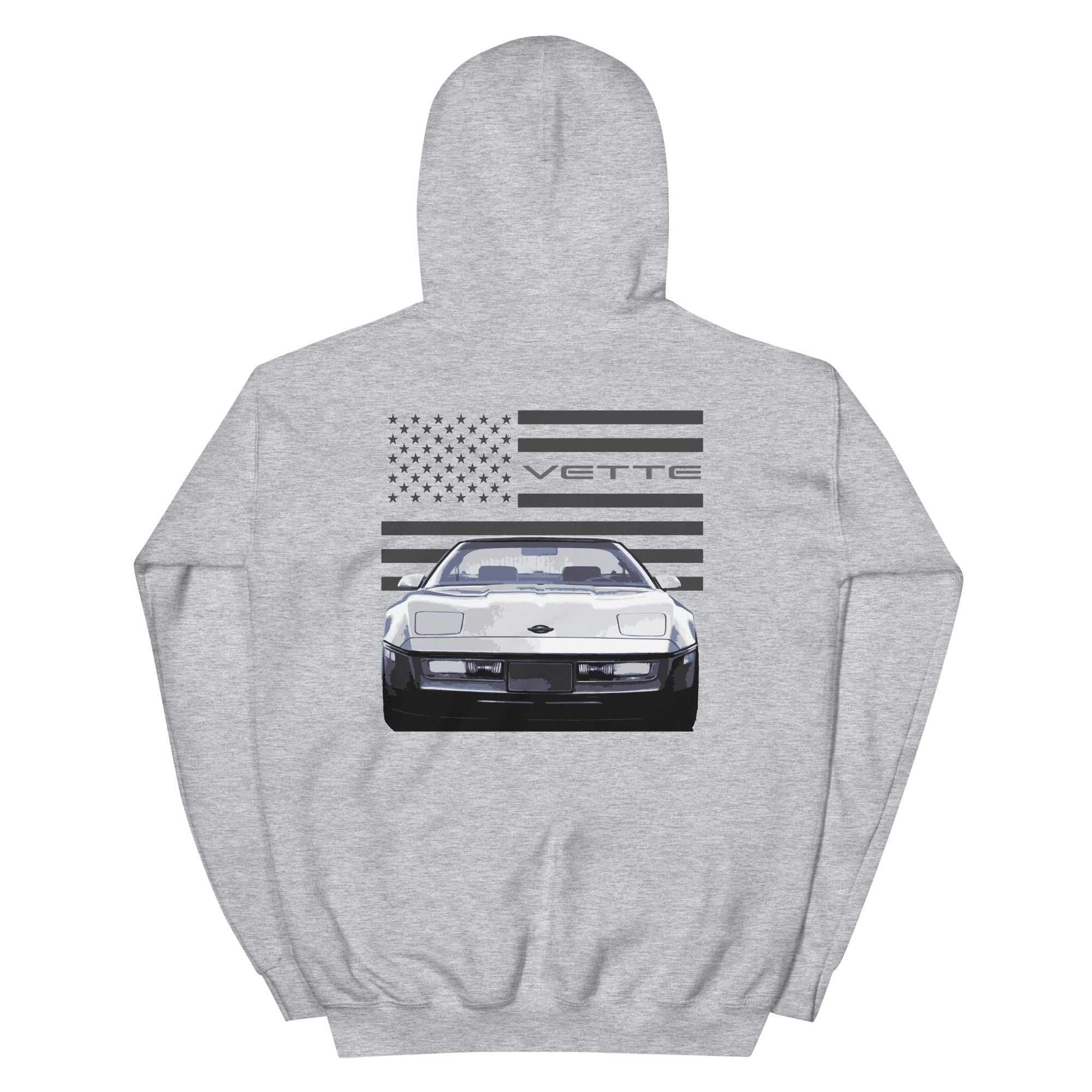 Silver C4 Corvette Owner Gift Vette Unisex Hoodie