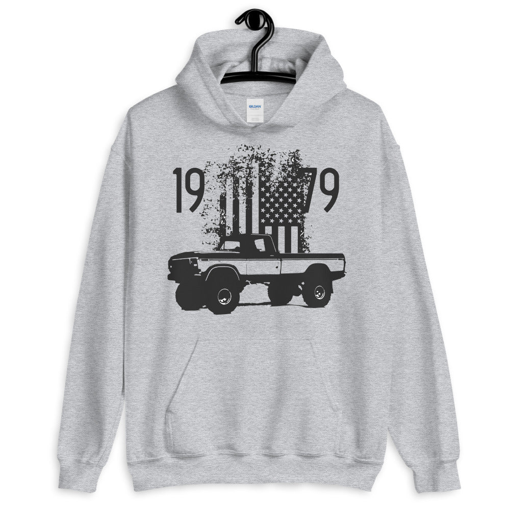 1979 Ford F150 Ranger American Icon Truck Unisex Hoodie