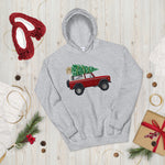 Vintage Ford Bronco Truck Christmas Holiday Season Unisex Hoodie