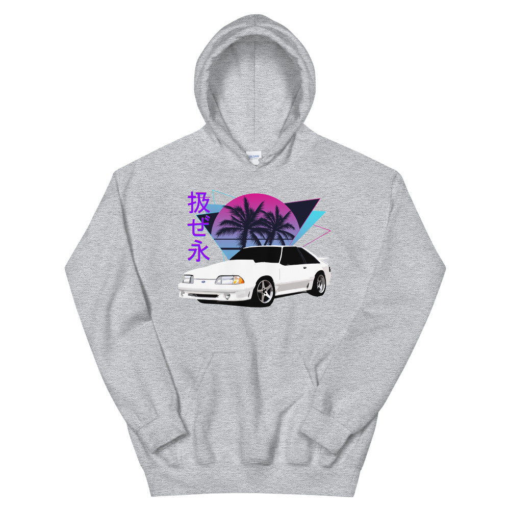 Fox Body Mustang 5.0 Vaporwave Unisex Hoodie