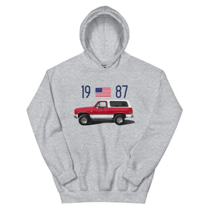 1987 Chevy K-5 Blazer Owner Gift Unisex Hoodie