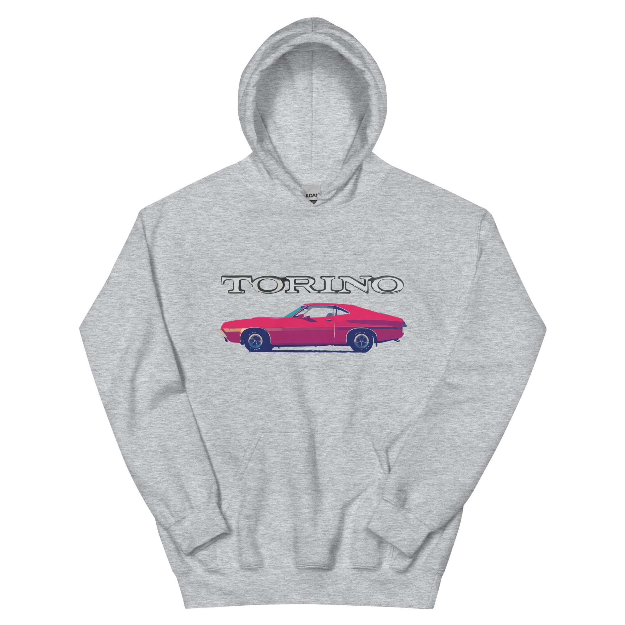 1972 Ford Gran Torino Sport Muscle Car Owner Gift Unisex Hoodie