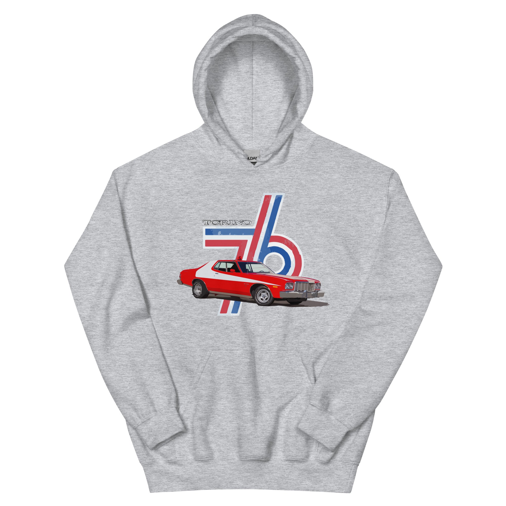 1976 Ford Gran Torino Muscle Car Unisex Hoodie