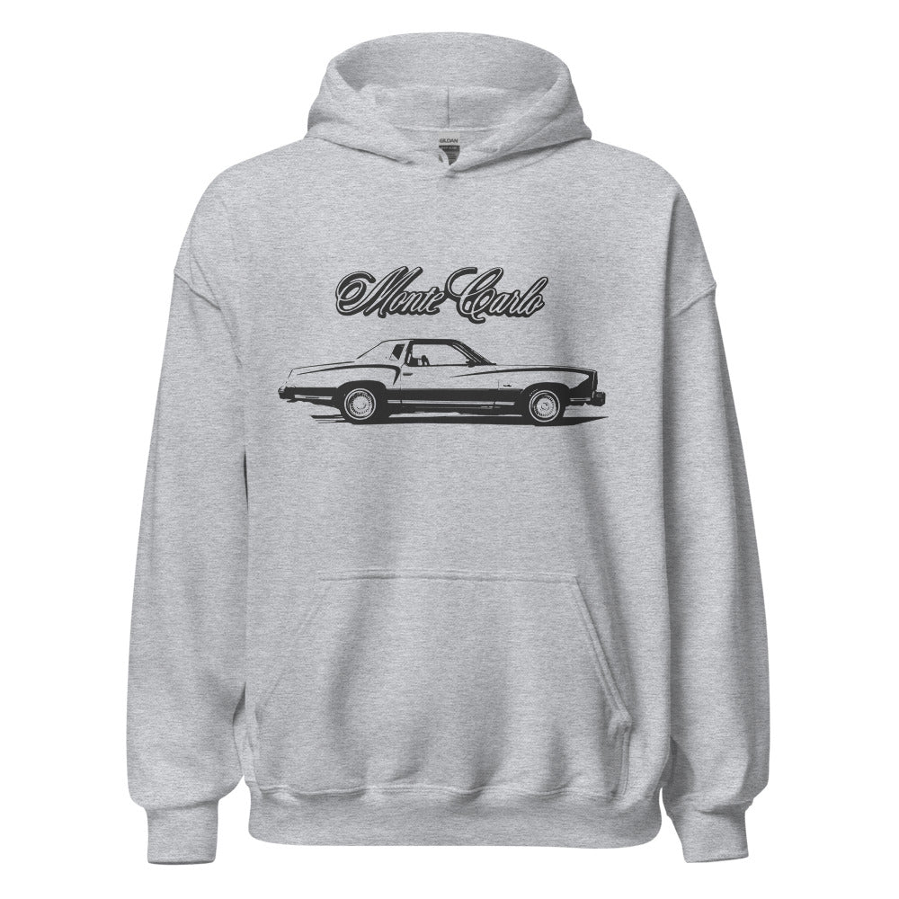 1976 Chevy Monte Carlo American Classic Car Hoodie