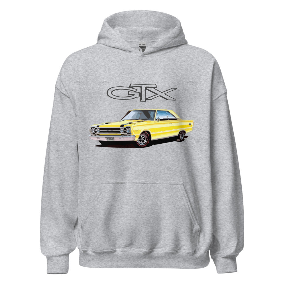 1967 GTX Classic car Custom Retro Automotive Nostalgia Muscle cars Hoodie