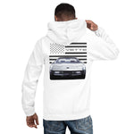 Silver C4 Corvette Owner Gift Vette Unisex Hoodie