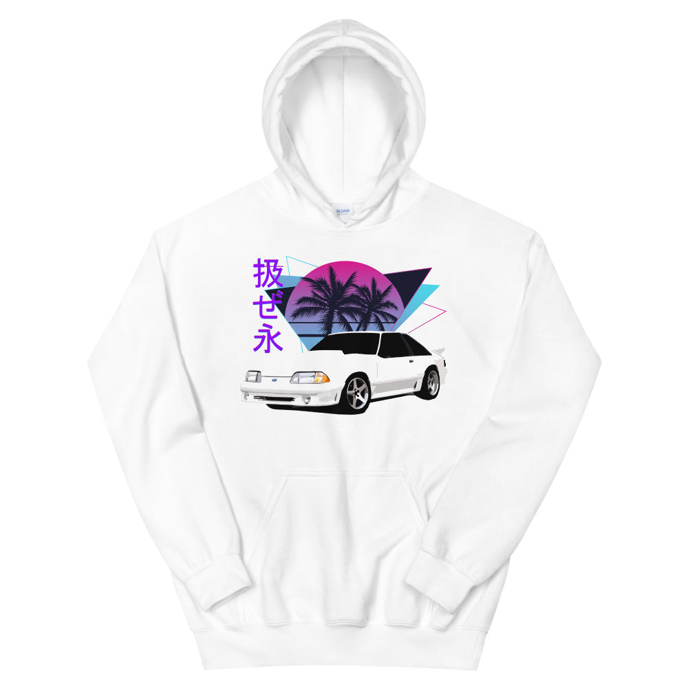 Fox Body Mustang 5.0 Vaporwave Unisex Hoodie