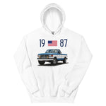 1987 Ford F150 Pickup Truck Owner Gift Unisex Hoodie