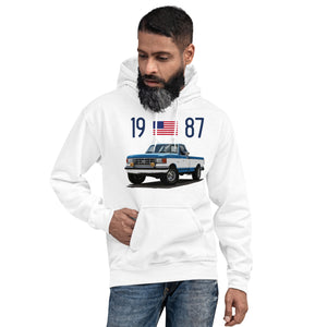 1987 Ford F150 Pickup Truck Owner Gift Unisex Hoodie
