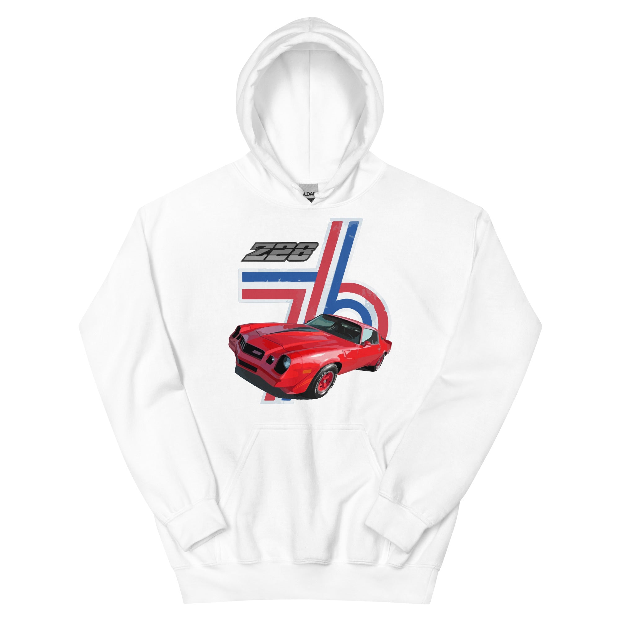 Retro 1976 Chevy Camaro Z28 Owner Gift Unisex Hoodie