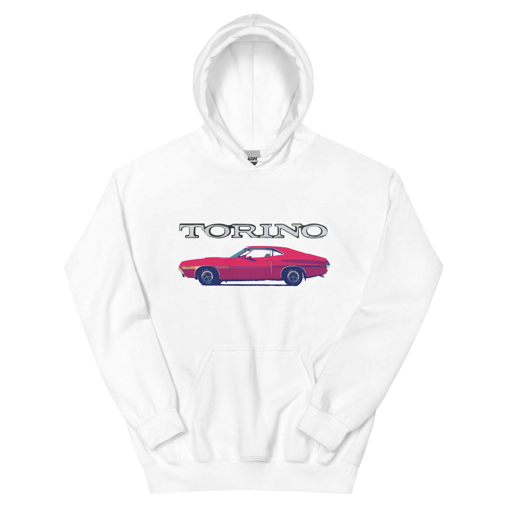 1972 Ford Gran Torino Sport Muscle Car Owner Gift Unisex Hoodie