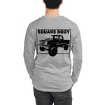 Chevy Square Body Truck 1987 K10 Silverado Unisex Long Sleeve Tee