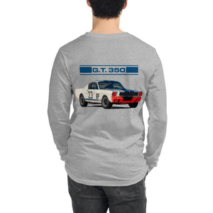 1965 GT350R Mustang Fastback Race Car Unisex Long Sleeve Tee