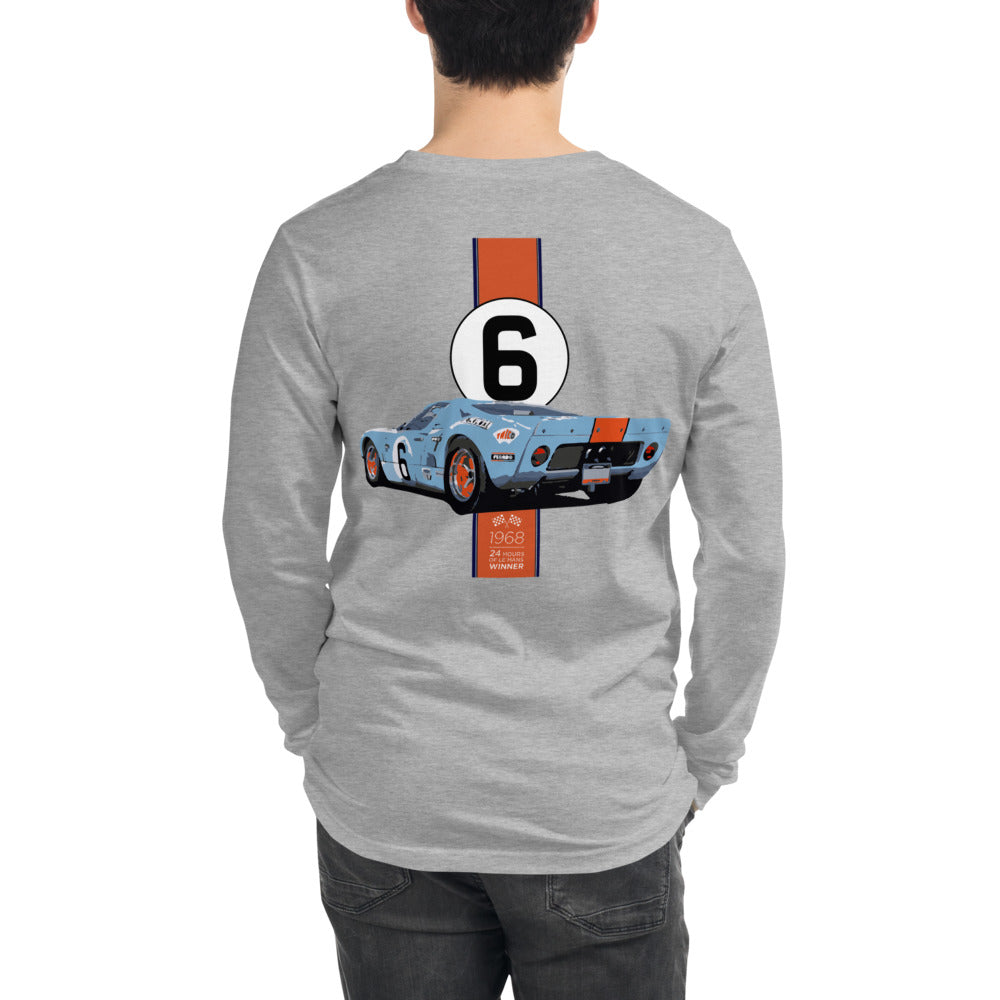 1968 Ford GT 40 Championship Race Car Unisex Long Sleeve Tee