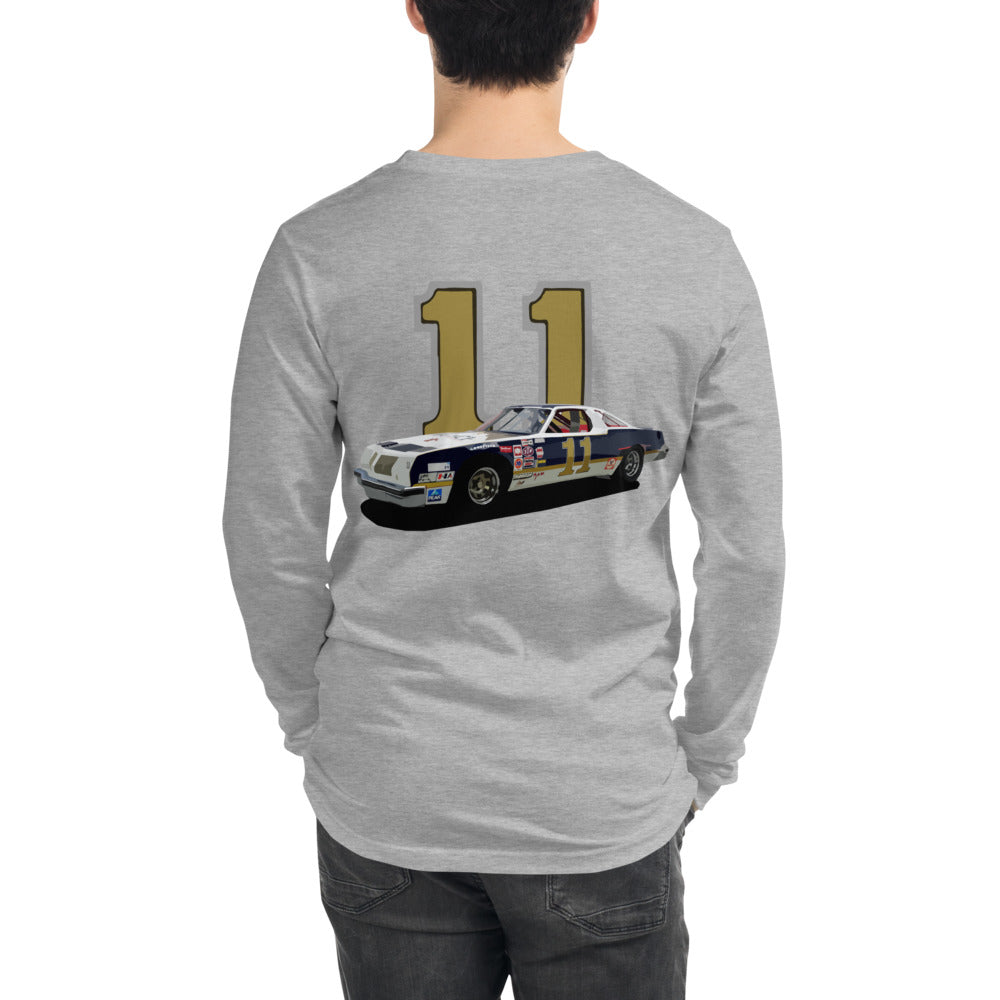 Cale Yarborough #11 Olds Race Car Unisex Long Sleeve Tee