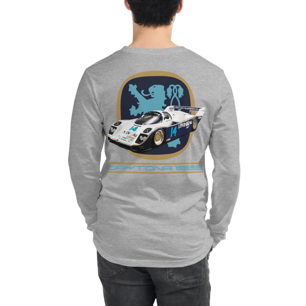 1986 Holbert-Lowenbrau 962 IMSA GTP Racecar Unisex Long Sleeve Tee