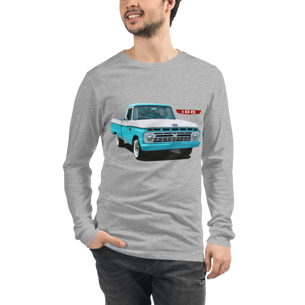 1966 Ford F100 Truck Antique Trucks Unisex Long Sleeve Tee