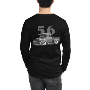 1956 Ford F100 Antique Pickup Truck Unisex Long Sleeve Tee