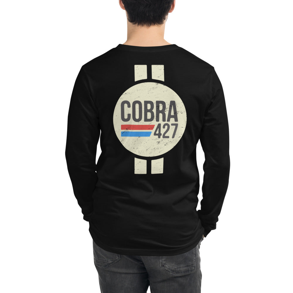 Cobra 427 Muscle Car Retro Logo Unisex Long Sleeve Tee