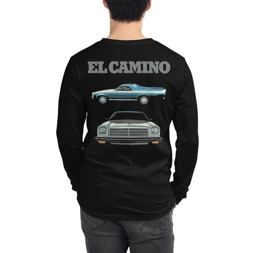 1974 Chevy El Camino Classic Car Unisex Long Sleeve Tee