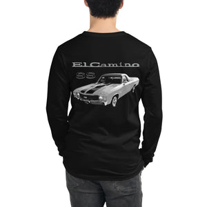 1972 Chevy El Camino SS Classic Car Unisex Long Sleeve Tee