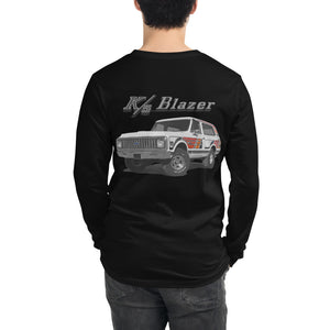 Retro Chevy Blazer K5 Feathers Unisex Long Sleeve Tee