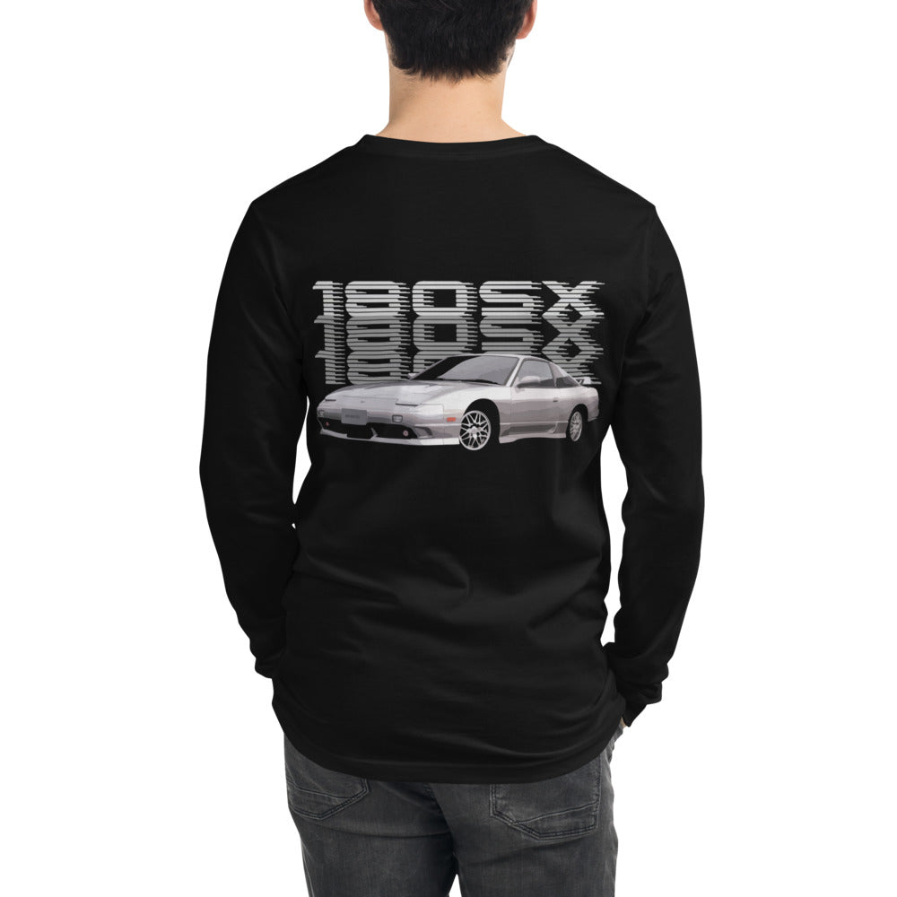 90s JDM Legend 180SX RPS13 Japanese Sports Car Unisex Long Sleeve Tee