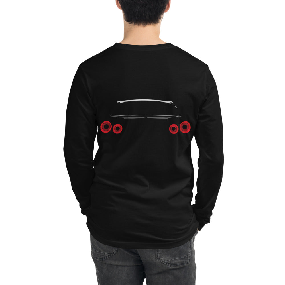 Skyline GT-R GTR R35 Tail Lights JDM Tuner Unisex Long Sleeve Tee