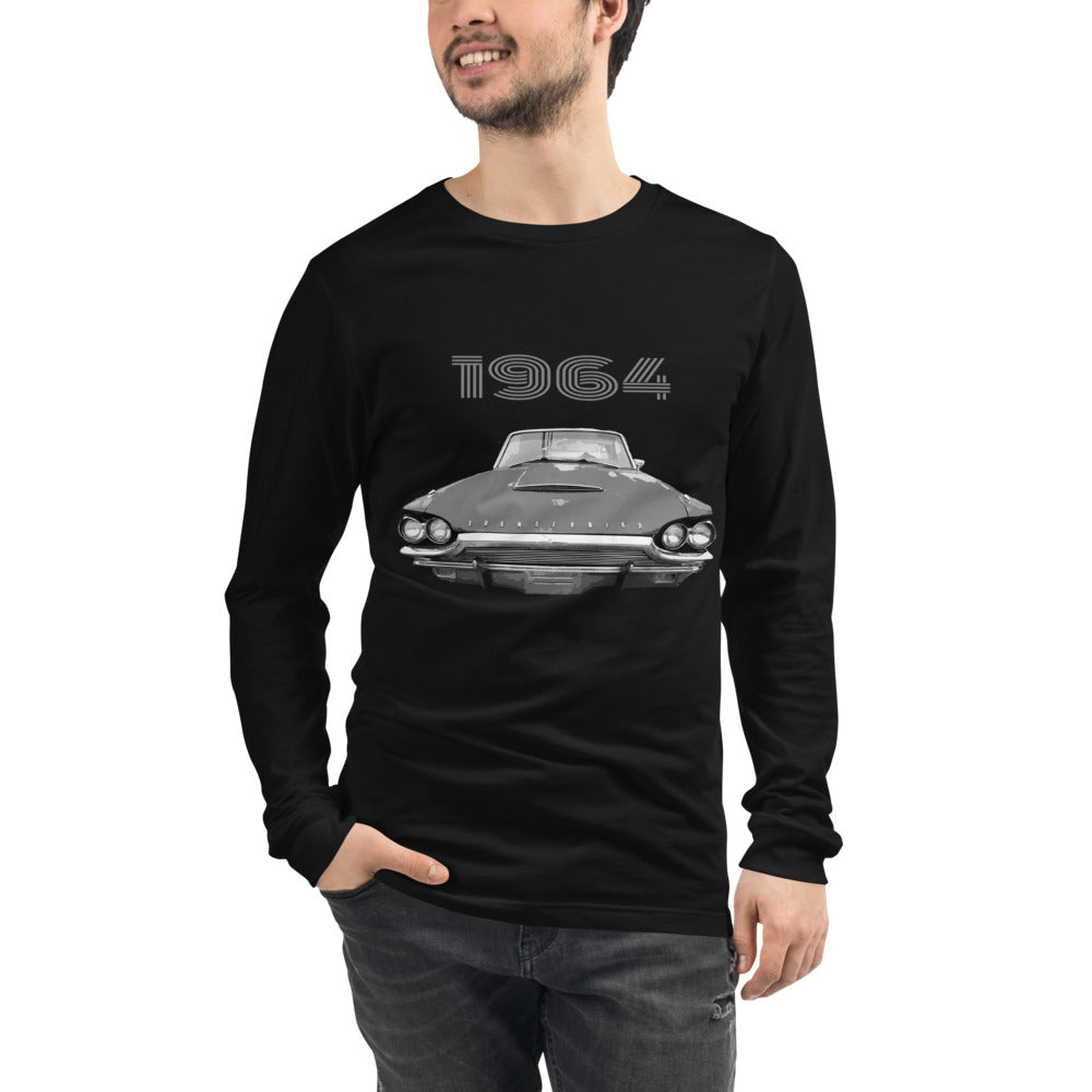 1964 Ford Thunderbird Antique Classic Car Unisex Long Sleeve Tee