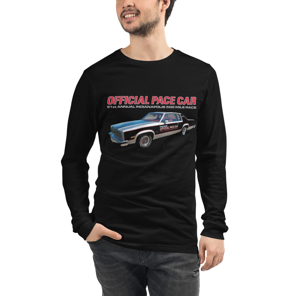 1977 Olds Delta 88 Pace Car Indianapolis 500 Unisex Long Sleeve Tee