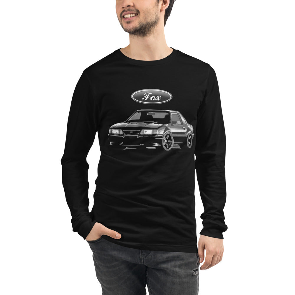 Foxbody Mustang 3rd Gen Car 1979 - 1993 Unisex Long Sleeve Tee