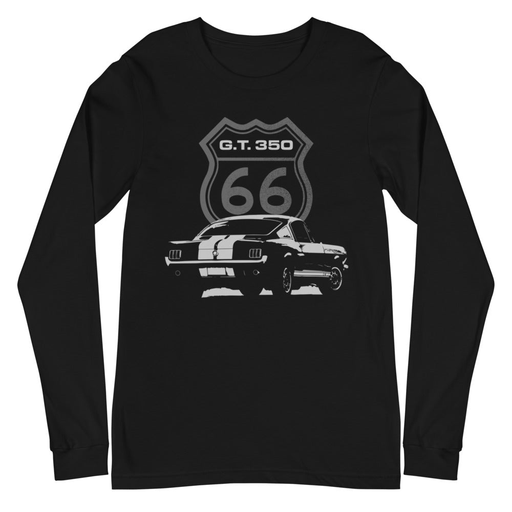1966 Shelby GT350 Fastback Mustang Collector Car Gift Long Sleeve Tee