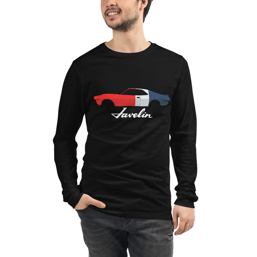 1970 Trans-Am Javelin American Muscle car Collector Unisex Long Sleeve Tee