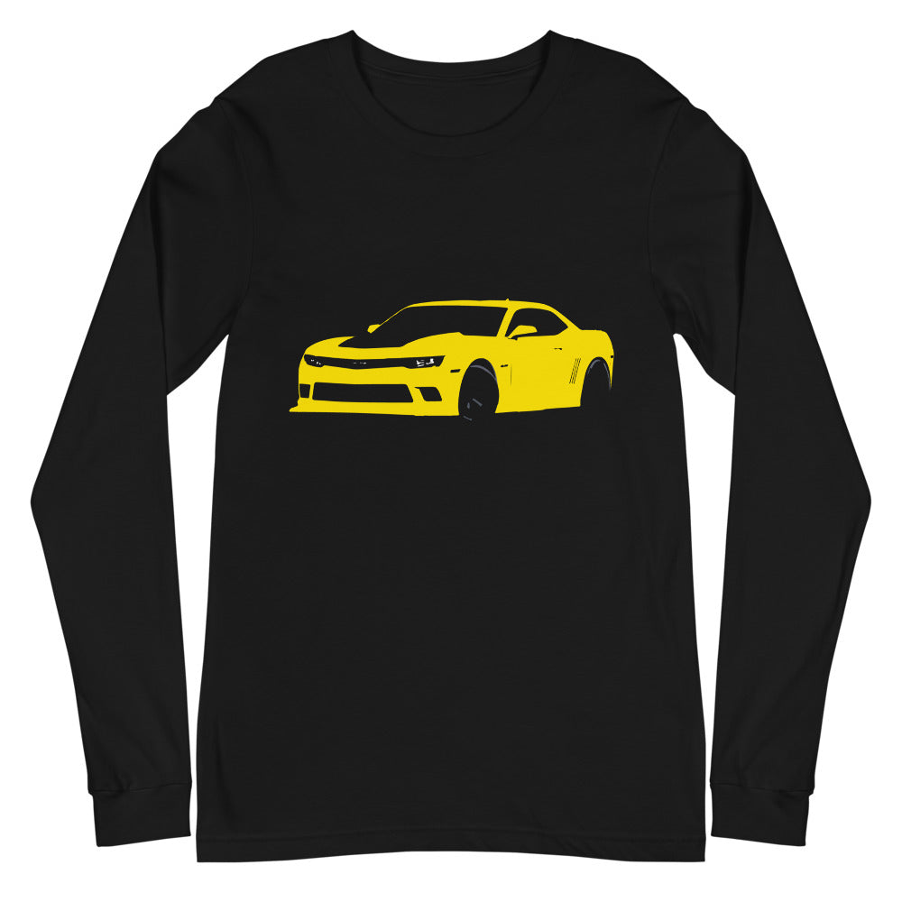 2015 Yellow Camaro Driver Car Club Unisex Long Sleeve Tee