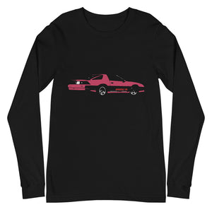 1985 Red Chevy IROC-Z Camaro Unisex Long Sleeve Tee